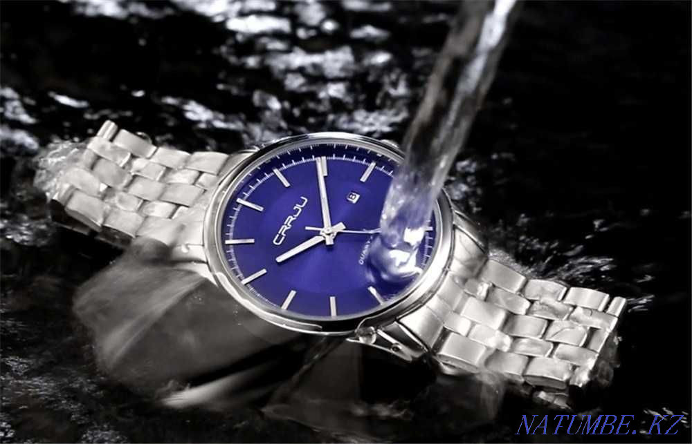 Men's quartz wrist watch CRRJU new in gift box Almaty - photo 5