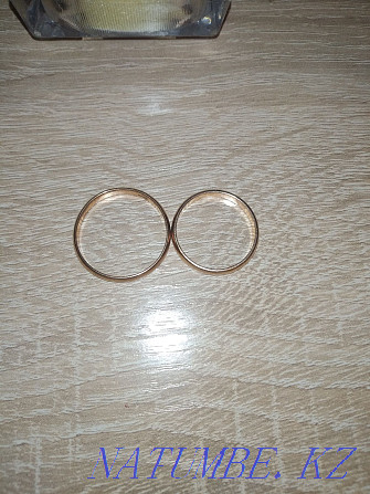 Золотые кольца обручальные советские Алматы - изображение 2