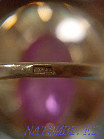 Перстень с рубином из золота 583 пробы Усть-Каменогорск - изображение 7