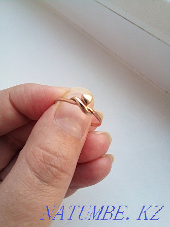 Women's gold ring Муткенова - photo 1