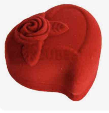 Упаковка для колец ( красное сердце ) Кызылорда