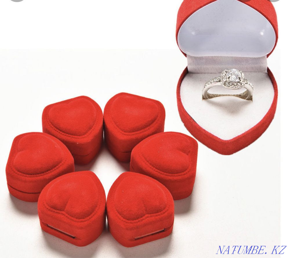 Упаковка для колец ( красное сердце ) Кызылорда - изображение 1
