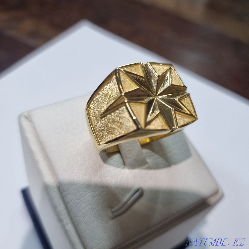 Алтын белгі 750. Жаңа. Салмағы 27,6 г. Монолит.  Алматы - изображение 1