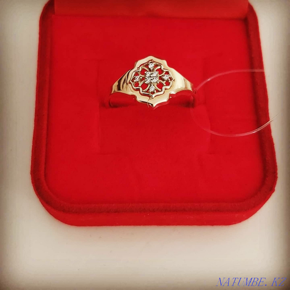 Золотые кольцы, цепи, серьги, кулон 585 проба, Россия Астана - изображение 4