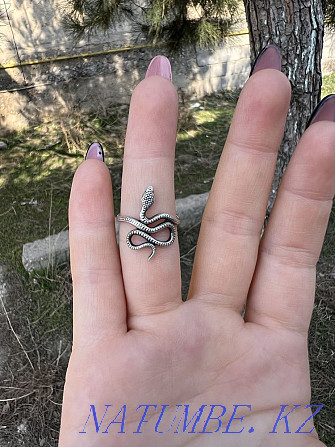 Кольцо серебро Шымкент - изображение 5
