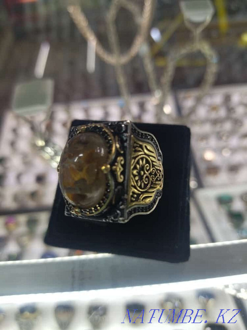 Перстни печатки чистое серебро мужские огромный выбор Алматы - изображение 8