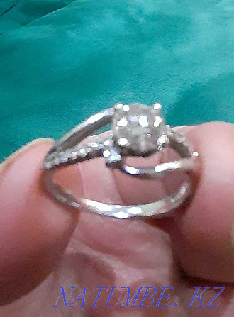 I will sell a chic diamond ring with white gold 1 carat Almaty - photo 5