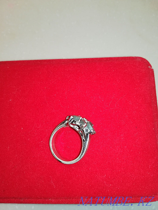Silver ring with chrysoprase stone Almaty - photo 4
