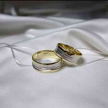 Обручальное золотое кольцо Almaty