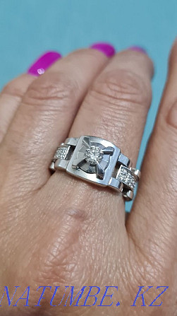 Шикарное кольцо-перстень,"ROLEX " (белое золото). Алматы - изображение 2