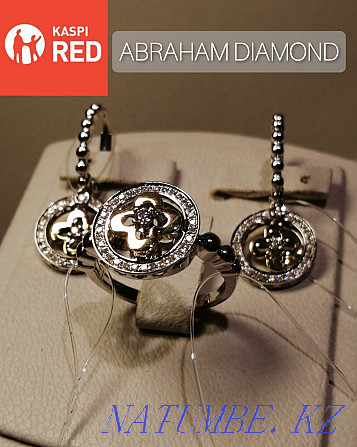 Luxury set Van Cleef gold with diamonds Almaty - photo 1