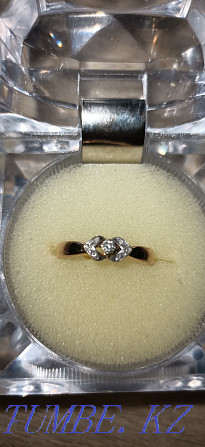 Золотое кольцо с бриллиантом . Кокшетау - изображение 3