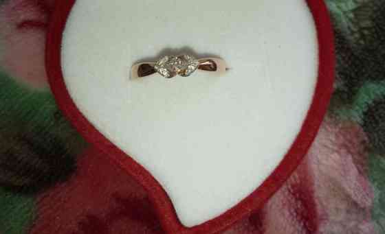 Золотое кольцо с бриллиантом Kokshetau
