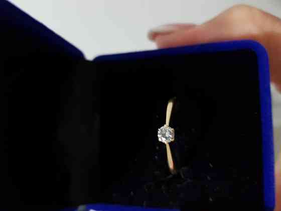 СРОЧНО!!! Кольцо с бриллиантом 750 пробы. Алматы