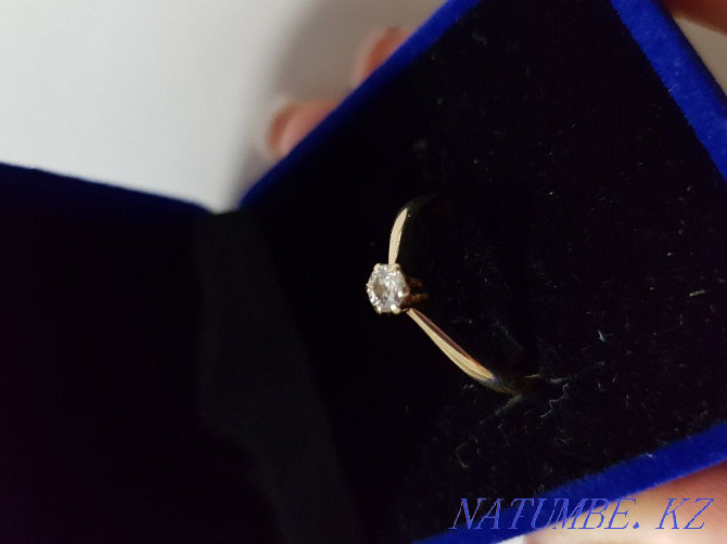 URGENTLY!!! Ring with diamond 750. Almaty - photo 3