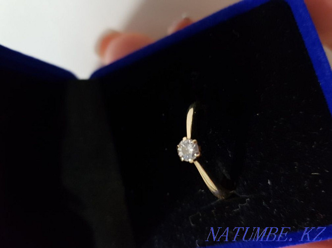 URGENTLY!!! Ring with diamond 750. Almaty - photo 2