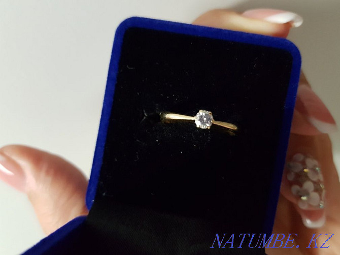URGENTLY!!! Ring with diamond 750. Almaty - photo 6