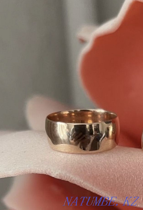 wedding ring Soviet 583 assay SSR Almaty - photo 1