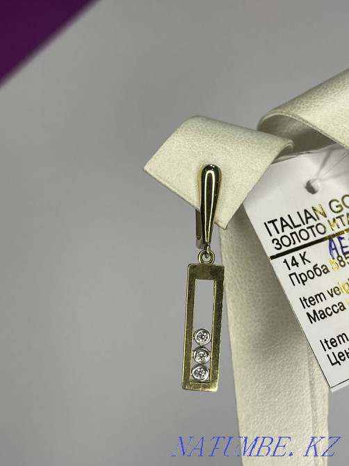 Серьги /АЕ7941 Шымкент - изображение 3