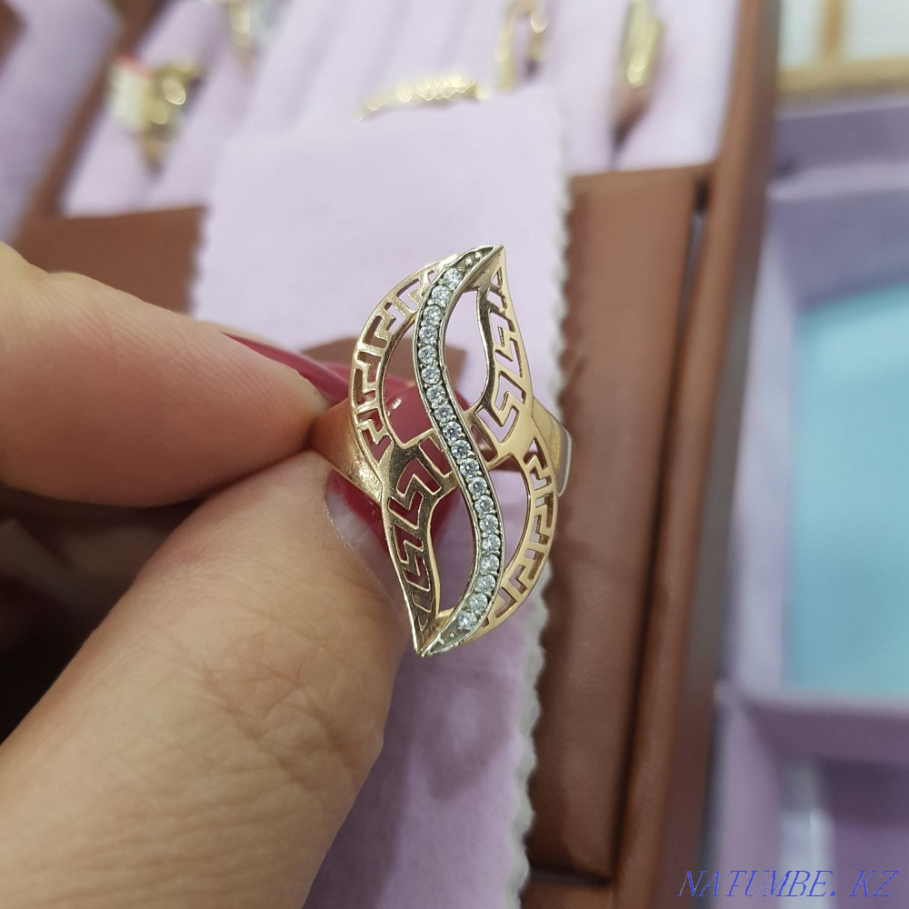 Золотые сережки из желтого золота Тараз - изображение 5