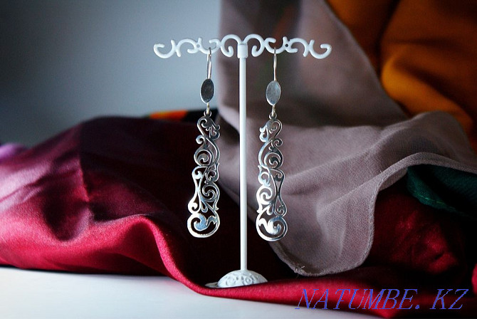 Earrings, cheese?a, 100% Silver, Handmade, Made to order Almaty - photo 3