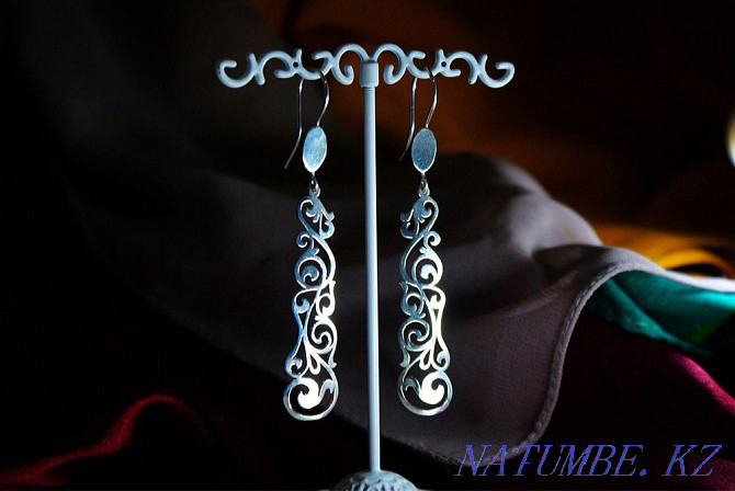 Earrings, cheese?a, 100% Silver, Handmade, Made to order Almaty - photo 2