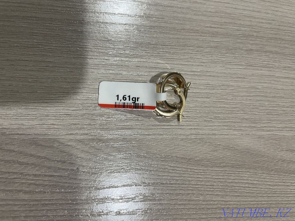 Серьги золото Алматы - изображение 2