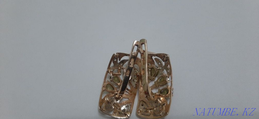 Gold earrings 5 gr Алгабас - photo 2