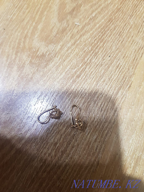 Золотые серьги 585 пробы Темиртау - изображение 4
