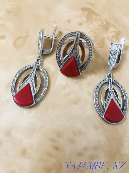 Earrings gold, red gold Балыкши - photo 3