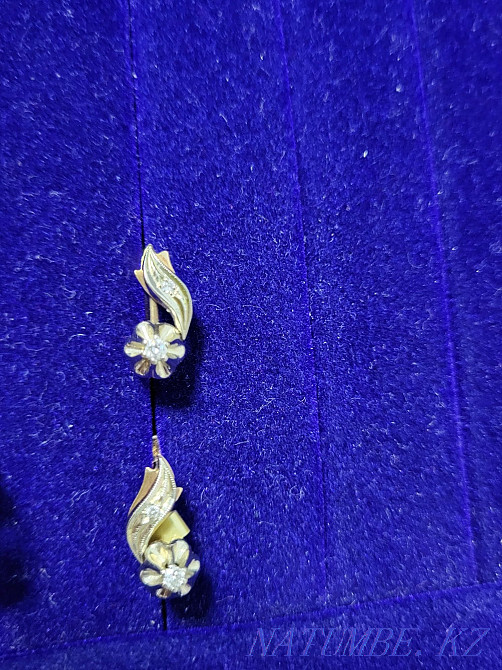 Гауһар тастары бар сақина мен сырғалар Каргалы - изображение 3