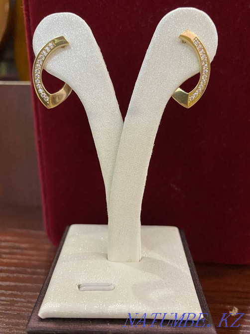Продам новые серьги Харизма, italy585 с бесплатной доставкой до дома Алматы - изображение 2