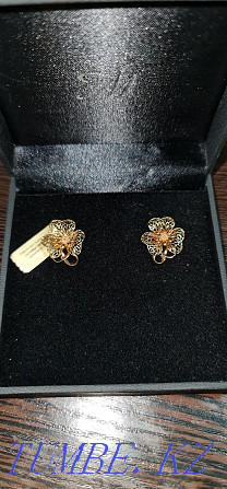 Sell gold earrings Almaty - photo 1