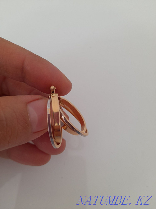 Golden earrings 60000tg Qaskeleng - photo 2