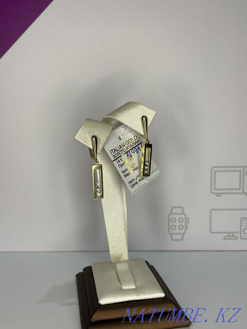 Серьги /АЕ7941 Шымкент - изображение 1