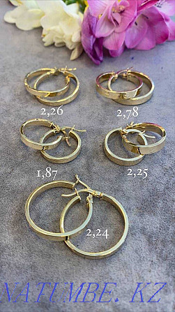 Cartier gold earrings Astana - photo 1