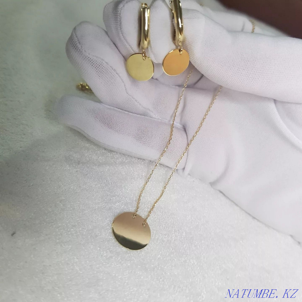 Yellow gold gold earrings Taraz - photo 2