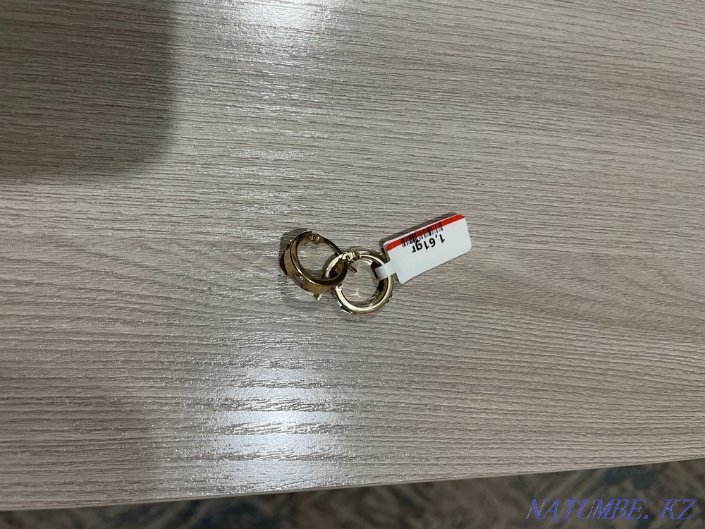 Earrings gold Almaty - photo 1