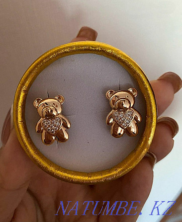 Teenage bear earrings. Oral - photo 1