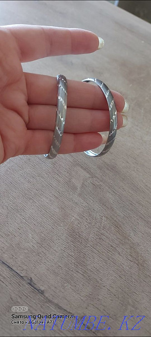 Продам серебро серьги конго 925 Костанай - изображение 2