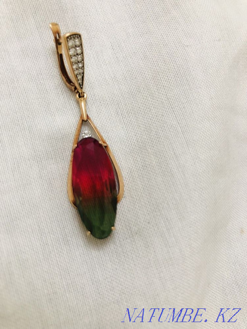 Сырғалар алтын, қызыл алтын Балыкши - изображение 2