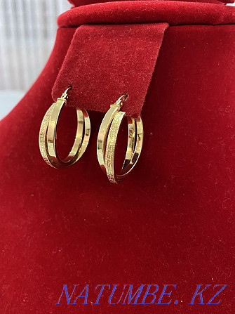 New versace earrings. Italygold 585 3.8 gr Almaty - photo 2