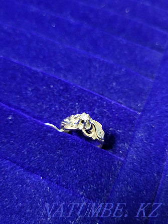 Серьги и кольцо с бриллиантами Алматы - изображение 4