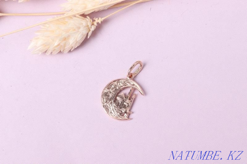 Кулон, алтын 585 Ресей, массасы 1,81, №41853 «Ломбард Ақ»  Алматы - изображение 1