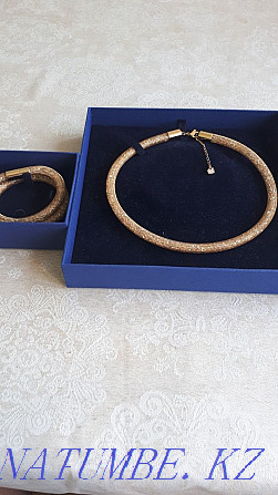 Swarovski set new necklace and bracelet! Almaty - photo 1