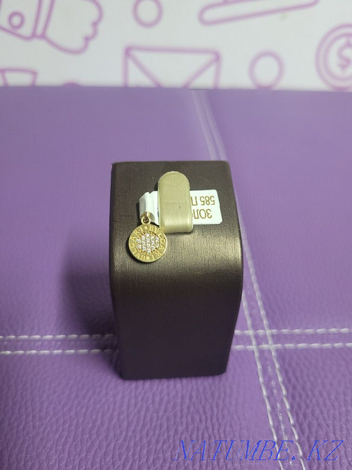 Золотой кулон BVLGARI 585 / AO5266 Алматы - изображение 1