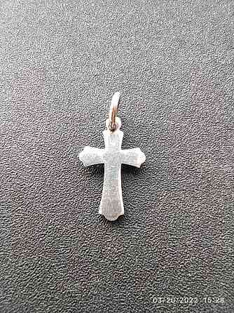 Крестик серебряный, 925 проба Kokshetau