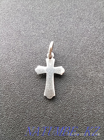 Silver cross, 925 assay Kokshetau - photo 1