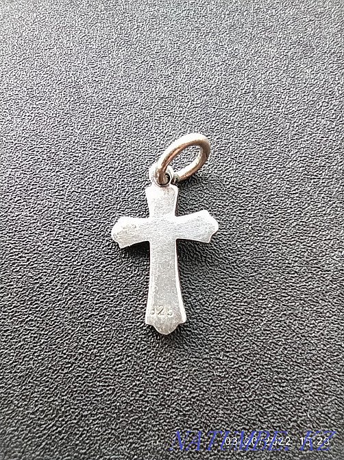 Крестик серебряный, 925 проба Кокшетау - изображение 2