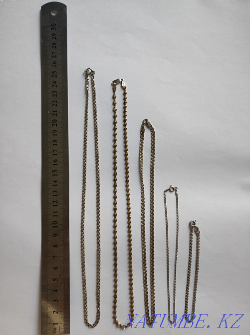 Серебрянные цепочки, кулоны Усть-Каменогорск - изображение 1
